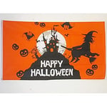 AZ FLAG Drapeau Halloween Orange 150x90cm - Drapeau Happy Halloween 90 x 150 cm - Drapeaux