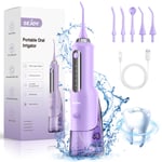 SEJOY Water Flosser Cordless Dental Oral Irrigator Floss Teeth Cleaner 5Jet Tips