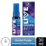 Schwarzkopf LIVE Colour Drops Semi-Permanent Hair Dye, Orchid Purple