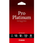 Canon - Papier Photo pro Platinum photo paper white 10x15cm 300 g/m2 20 pcs PT-101 10x15 (2768B013)