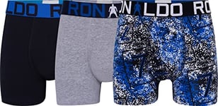 CR7 Cristiano Ronaldo Boy's Cotton Trunks, Multicolour, 10-12 Years UK