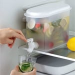 Kylskåpskanna, isdrickningskanna med kran, 3,5 liters stor kapacitet tekanna citronadflaska dryckesdispenser