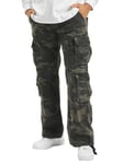 Brandit Pure Vintage Pantalon Cargo Jusqu'À 7XL (Darkcamo) 3XL