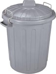 Curver Oscar Waste Bin, Grey, 40 x 35 x 45 cm