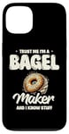 Coque pour iPhone 13 Croyez-moi, je fabrique des bagels et je sais tout