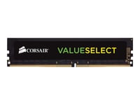 CORSAIR Value Select - DDR4 - module - 16 Go - DIMM 288 broches - 2133 MHz / PC4-17000 - CL15 - 1.2 V - mémoire sans tampon - non ECC