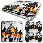 Kit De Autocollants Skin Decal Pour Console De Jeu Ps4 Slim Corps Complet Champ De Bataille Battlefield, T1tn-Ps4slim-1313