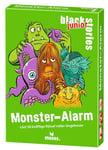 moses Black Stories Junior Monster Alarm – 50 Pleins de Monstres, Cartes avec Variante jetons de Points, Jeu de Puzzle pour Enfants à partir de 8 Ans, 90193, Jaune