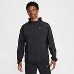 Nike Løpejakke UV Repel Stride - Sort/Sølv, størrelse Medium