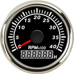 (4KBS) 52 mm:n kierroslukumittarin kierroslukumittari 0-3000 rpm 0-4000 rpm 0-6000 rpm 0-8000 rpm punaisella taustavalolla 9-32 V moottoripyöräpakettiautojen aluksille