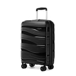 Kono Valise Grande 76cm Rigide Polypropylène Valise de Voyage à 4 roulettes et Serrure TSA