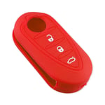 MPOQZI Couvre-clé en Silicone de Voiture 3 Boutons, adapté pour Alfa Romeo Mito Giulietta 159159 GTA Brera