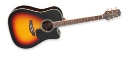 Takamine Dread. C/A Sunburst Gloss Solid Spruce Top RW BS TP4TD