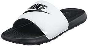 Nike Men's Victori One Beach and Pool Shoes, Black White Black, 15 UK