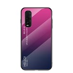 Hülle® Gradient Color Anti-Scratches Glass Case Compatible for OPPO Find X2 (7)