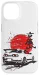 Coque pour iPhone 14 Retro JDM Japan Domestic Market Drift Racing Car Legend