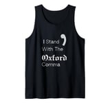 Oxford Comma Funny English Grammar Tank Top