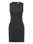 Calvin Klein Technical Knit Mini Tank Dress Svart