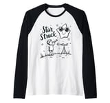 Amateur Astronomers and Telescope Enthusiasts Stargazers Raglan Baseball Tee