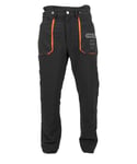 Oregon - Pantalon de Sécurité Yukon pour Tronçonneuse, Protection de Classe 1, Noir, S (EU 38-40), (295435/S)