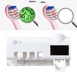 UV Toothbrush Rack Solar USB Charging Punch Smart Toothbrush Holder For