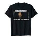 Star Wars Emperor Palpatine When You Forget Sunscreen Meme T-Shirt