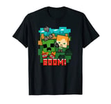 Minecraft Alex And Creeper TNT Boom! T-Shirt