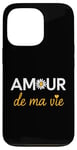 iPhone 13 Pro Amour de ma Vie Love of My Life French Heart Case