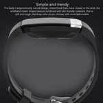 (Black) Smart Watch Ergonomic Curved Design Blood Pressure Measurement