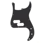 Musiclily 1Ply Matt Black 13 Hole Pickguard For Fender Standard Precision Bass