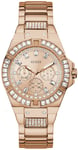 Guess GW0274L3 Venus Rosa guldfarvet/Rosaguldtonet stål Ø39 mm