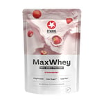 MaxiNutrition - MaxWhey - Whey Protein Powder Strawberry - Low-Fat - Low Sugar - Gluten & Soy-Free - Vegetarian - 420g - 113 kcal per Serving - 14 Servings