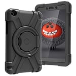 Coque pour iPad Mini 5/4, Protection intégrale Contre Les Chutes et Les Chocs 3 en 1 avec Support à Anneau 360°