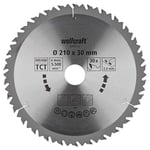 wolfcraft TC Circular Hand Saw Blade, Brown Series I 6737000 I Fast, Rough cuts