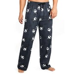 Disney Pantalon de Pyjama Homme, Bas de Pyjama Confortable en Coton avec Poches - Cadeaux pour Hommes(Navy Jack, M)