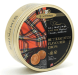 Simpkins Travel Sweets Butterscotch 200g tin