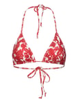 Rosemunde Triangle Bikini Top Röd