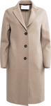 Overcoat Pressed Wool - Taupe