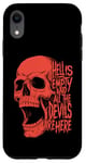 iPhone XR Hell is Empty And All The Devils Are Here Shakespeare Skull Case