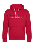 Venue Duo Logo Hoodie Red Superdry