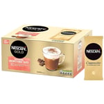 Nescafe Gold Cappuccino Unsweetened Coffee Add Water Cup Sachets Pack 50 x 14.2g