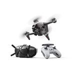 DJI FPV Combo + Care Refresh (Auto-activated)- First-Person View Drone, 4k Vidéo, FOV 150º, Expérience de Vol FPV Immersive, Transmission Vidéo HD, Couvre Une Grande Variété d'Accidents, Gris