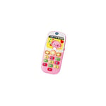 VTech - Baby Smartphone Bilingue Rose, Téléphone Bébé, Jouet d'Éveil - Version FR