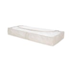 Housse de rangement sous lit Compactor Nancy beige L. 107 x H. 16 x P. 46 cm