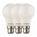 Sylvania - Ampoule led std Multi-directionnelle 8W Blanc Chaud B22 Lot de 3