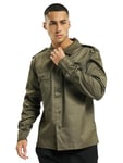 Brandit US Shirt Longsleeve, Olive, M