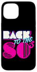 Coque pour iPhone 15 Cool Back to 80's, vintage rétro 80's Outfit Graphic Design