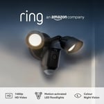 Ring Floodlight Cam Wired Plus Black Outdoor SecurityCamera Smart FloodLight NEW