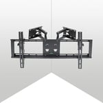 UNHO Corner TV Wall Mount, Tilt and Swivel TV Bracket Full Motion TV Mount Hold