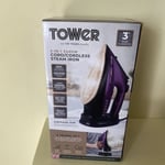 T22008BL Tower CeraGlide 2 in 1 Cord/Cordless Steam Iron 180G Steam Boost 360ml